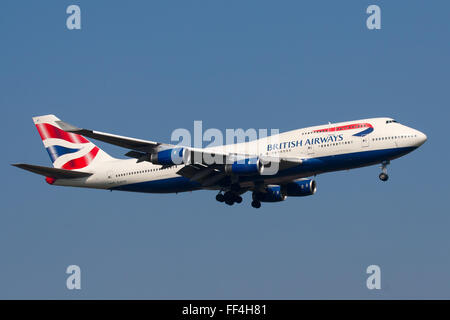 British Airways Boeing 747 Jumbo Flugzeug Stockfoto