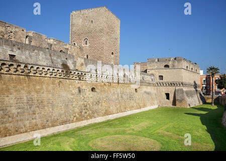 Castello Normanno - Svevo, Bari, Apulien, Italien Stockfoto