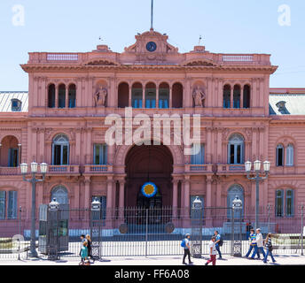 Das rosa Haus, Buenos Aires Stockfoto