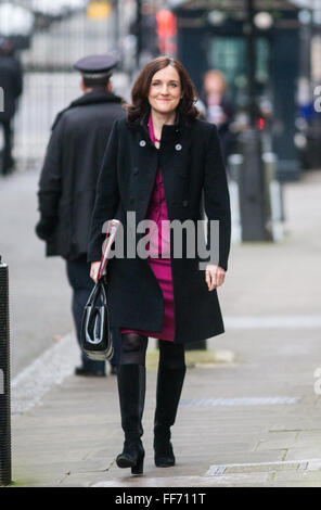 Theresa Villiers, Staatssekretär für Nordirland, kommt in der Nummer 10 Downing Street für eine Kabinettssitzung Stockfoto