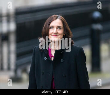 Theresa Villiers, Staatssekretär für Nordirland, kommt in der Nummer 10 Downing Street für eine Kabinettssitzung Stockfoto