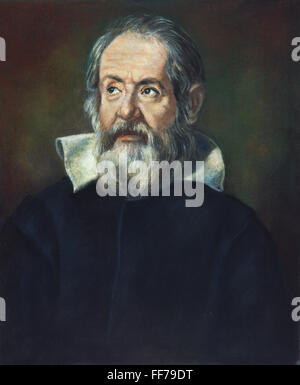 GALILEO GALILEI (1564-1642). /nItalian Astronom, Mathematiker und Physiker. Nach dem Gemälde von Justus Sustermans. Stockfoto