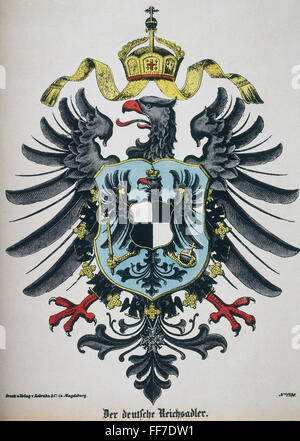 Heraldik, Wappen, Deutschland, Deutsches Reich, 1871 - 1919, Zusatz-Rechte-Clearenzen-nicht lieferbar Stockfoto