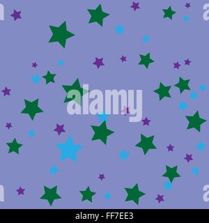Einfachen abstrakten Hintergrund mit Sternen Stock Vektor