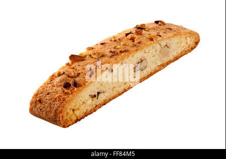 Auch bekannt als Cantuccini, Biscotti sind italienische Mandel Kekse, die ihren Ursprung in der Stadt Prato. Stockfoto