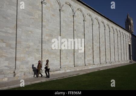 Campo Santo oder Camposanto Monumentale in Pisa Kathedrale. Stockfoto