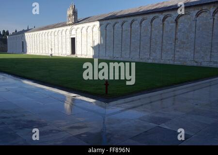 Campo Santo oder Camposanto Monumentale in Pisa Kathedrale. Stockfoto