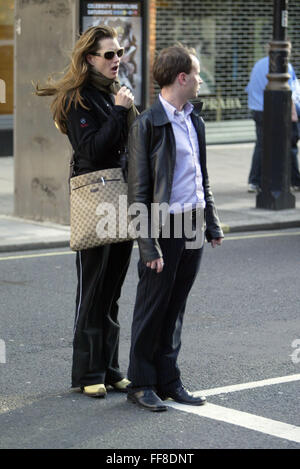 Brooke Shields unterwegs einkaufen im Londoner West End 11 Bilder (Kredit Bild © Jack Ludlam) Stockfoto