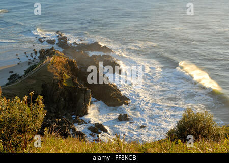 Cape Byron im Sonnenaufgang am Morgen Stockfoto