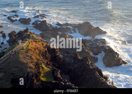 Cape Byron im Sonnenaufgang am Morgen Stockfoto