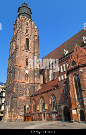 Kirche von St. Elisabeth in Breslau, Polen. Stockfoto