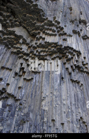 Basaltsäulen "Symphony of Stones" Garnia, Armenien, Kaukasus Stockfoto