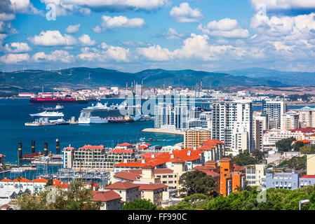 Gibraltar-Küste Stockfoto