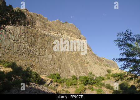 Basaltsäulen "Symphony of Stones" Garnia, Armenien, Kaukasus Stockfoto