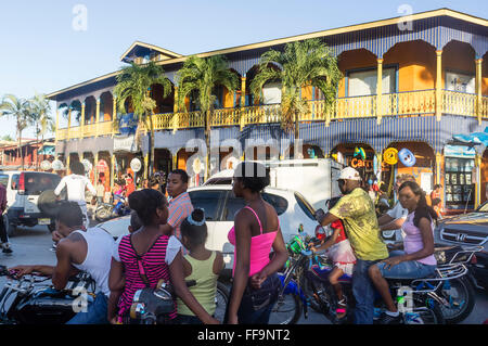 Karneval in Las Terrenas, Dominikanische Republik Stockfoto