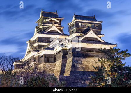 Kumamoto, Japan auf Burg Kumamoto. Stockfoto