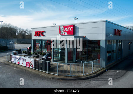 KFC Enham Arch Retail Park, Andover, Hampshire Stockfoto