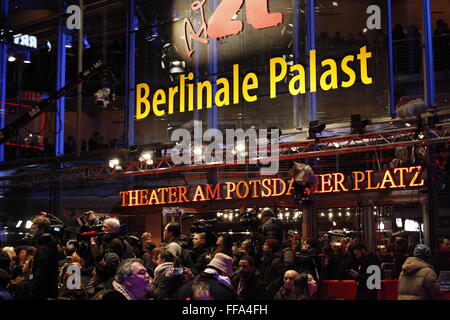 Presse-Fotografen auf der Berlinale 2016 Stockfoto