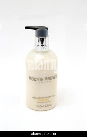 Molton Brown Bodylotion Stockfoto