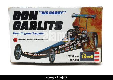 Don Garlits 'Big Daddy' hinten Dragster Motormodell Stockfoto