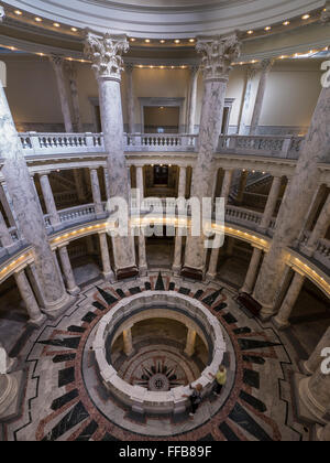 Im Inneren der Idaho State Capitol Building, Boise, Idaho. Stockfoto