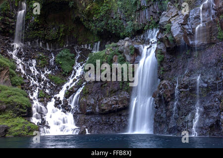 Wasserfälle, Cascade De La Grand Schlucht, Grand Galet, Reunion Stockfoto