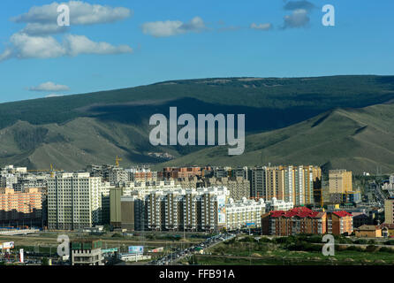 Neubau Wohngebiet, Ulan Bator, Mongolei Stockfotografie - Alamy