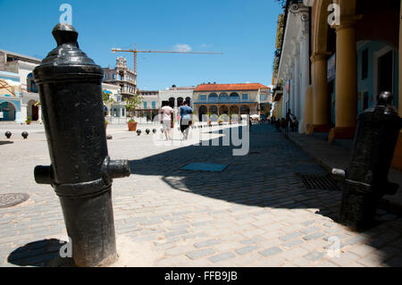 Plaza Vieja - Alt-Havanna - Kuba Stockfoto