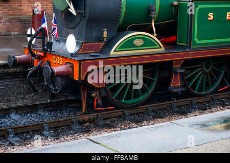 Golden Arrow an Sheffield Park station Stockfoto