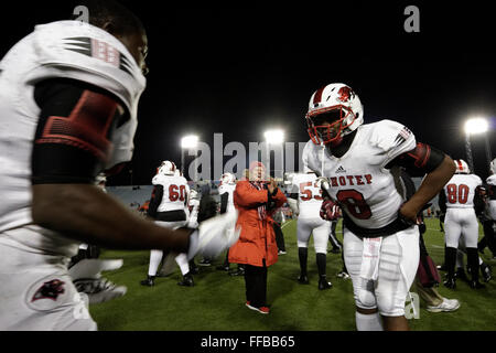 Imhotep Panthers schlagen Kathedrale Prep Ramblers 2016 PIAA AAA HS Football Staatsmeisterschaft im Hershey Park Stadium zu gewinnen. Stockfoto