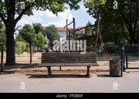 Boxhagener Platz in Friedrichshain in berlin Stockfoto