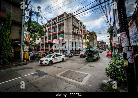 Loyola Straße in Sampaloc, Manila, Philippinen. Stockfoto