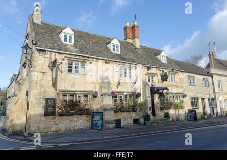 Die Ecke Schrank Inn Gasthaus in Cotswold Stadt von Winchcombe Stockfoto