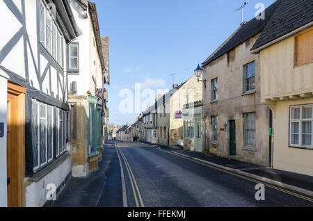 Alten Steinhäusern in Hailes Street, Winchcombe, Gloucestershire Stockfoto