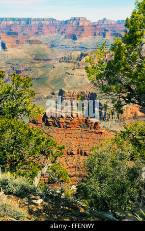 Grand Canyon ist eine steilen Canon geschnitzt durch Koloradofluß Arizona, Native Americans, Yavapai, Hopi, Navajo, Pueblo, Stockfoto