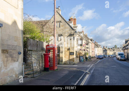 Ecke Schrank Inn in Winchecombe, Cotswolds Stockfoto