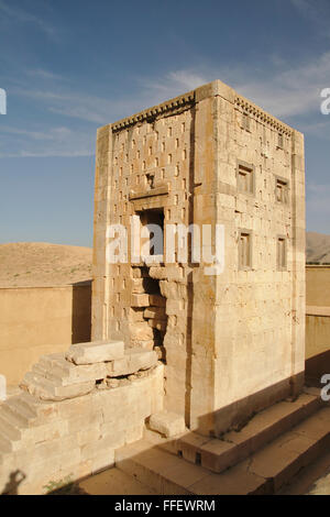 Würfel des Zoroaster (Kaba Zartosht) in Naqsh-e Rostam, Iran Stockfoto