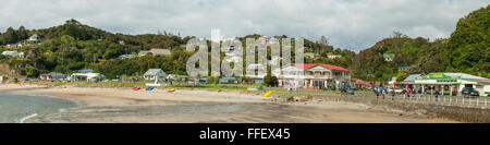 Oban, Half Moon Bay, Stewart Island Panorama, Neuseeland Stockfoto