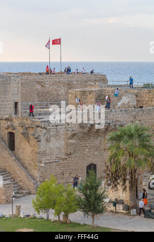 Kyrenia Castle (Girne Kalesi), Kyrenia, Nordzypern Stockfoto