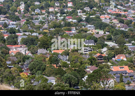 Auckland s Bungalow Wohn Wohnraum von Mount Eden, Nordinsel, Neuseeland betrachtet. Stockfoto