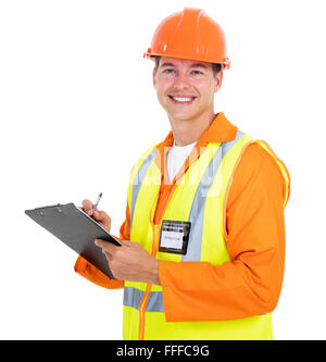 Porträt von glücklichen männlichen Elektroingenieur Stockfoto