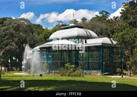 Petropolis, eine Stadt im Bundesstaat Rio De Janeiro, Brasilien, der Kristall Palast Palacio de Cristal Stockfoto