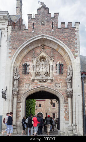 Gruuthuse Palast Brügge Belgien Stockfoto