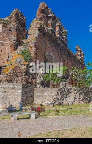 Red Basilika, Tempel der Isis und Serapis, Pergamon, Bergama, Provinz Izmir, Türkei Stockfoto