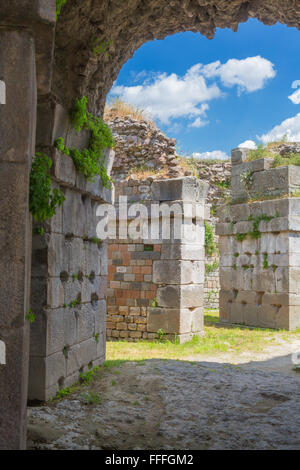 Heiligtum des Asklepios, Pergamon, Bergama, Provinz Izmir, Türkei Stockfoto