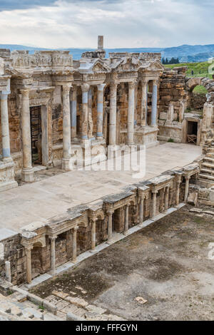 Ruinen des antiken Hierapolis Pamukkale, Provinz Denizli, Türkei Stockfoto