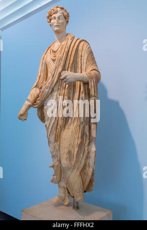 Hellenistischen Skulptur in der Archäologie Museum, Aphrodisias, Provinz Aydin, Türkei Stockfoto