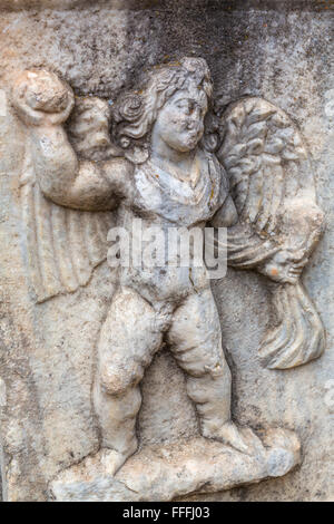 Hellenistischen Skulptur in der Archäologie Museum, Aphrodisias, Provinz Aydin, Türkei Stockfoto