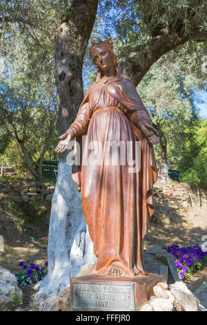 Statue der Jungfrau Maria, Heilige Jungfrau Maria Haus, Ephesus, Selcuk, Provinz Izmir, Türkei Stockfoto
