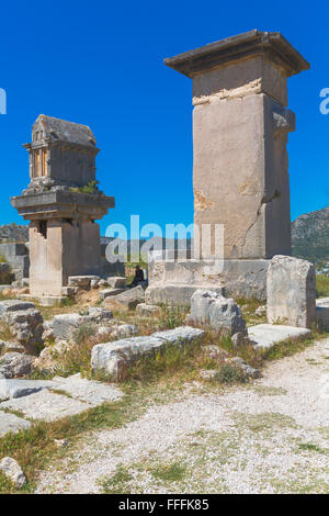 Ruinen der alten Xanthos, Provinz Antalya, Türkei Stockfoto